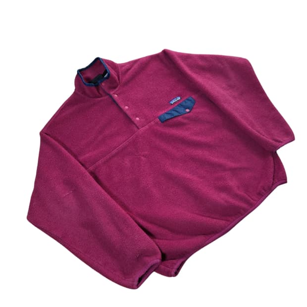 (L)파타고니아 자메이카 자주색 신칠라 f 플리스 레드