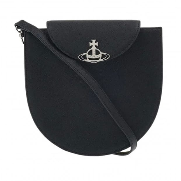 비비안웨스트우드 하프문 새들 크로스백