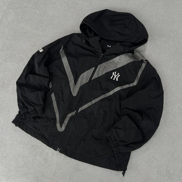 MLB 뉴욕 양키스 후드 바람막이 블랙 s