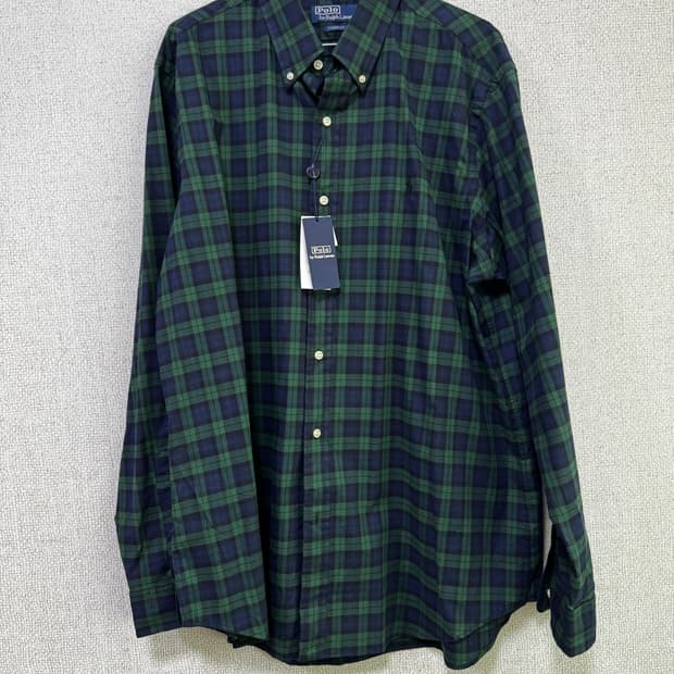 폴로 랄프로렌 체크 셔츠 XL ( 새제품)