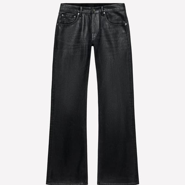 Ludovic de Saint Sernin 코팅 플레어핏 부츠컷 데님 진