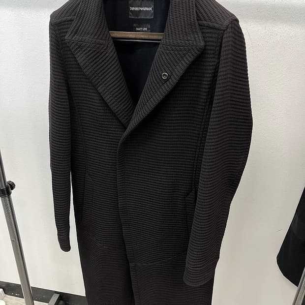 95-100) 알마니 와플 울 니트코트 