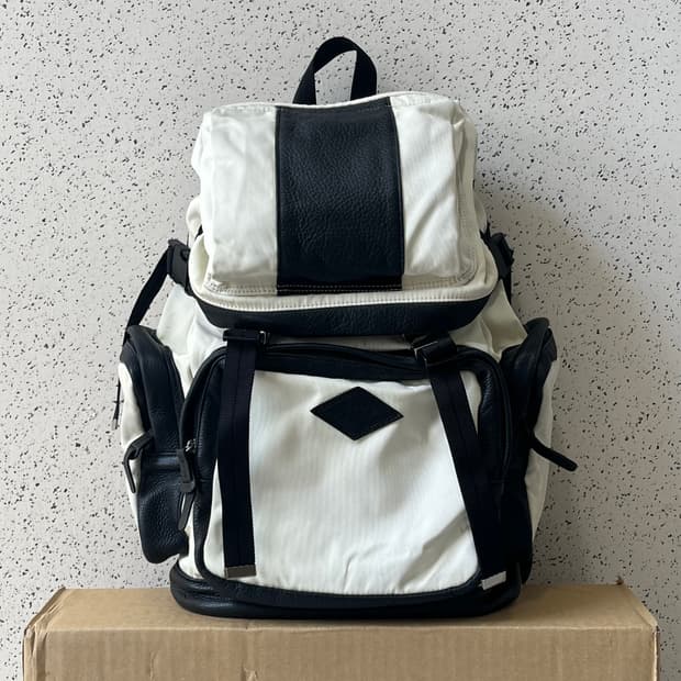 준지 x 빈폴 백팩 화이트 juun.j x beanpole