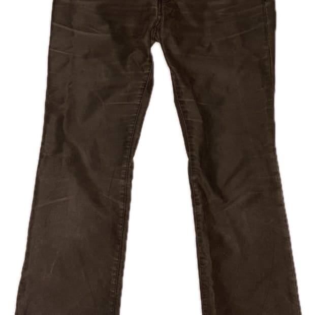 5351 pour les homme 몰스킨 세미플레어 팬츠