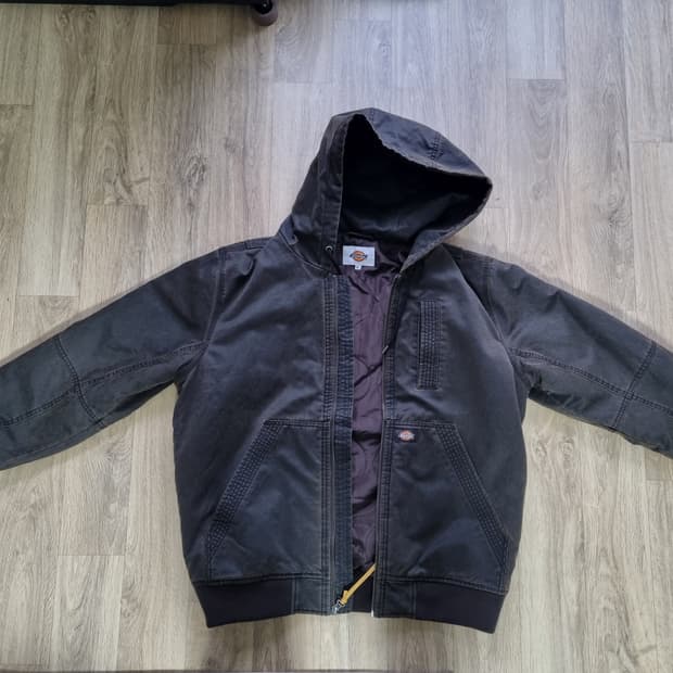 디키즈 캔버스 패디드 후드 집업