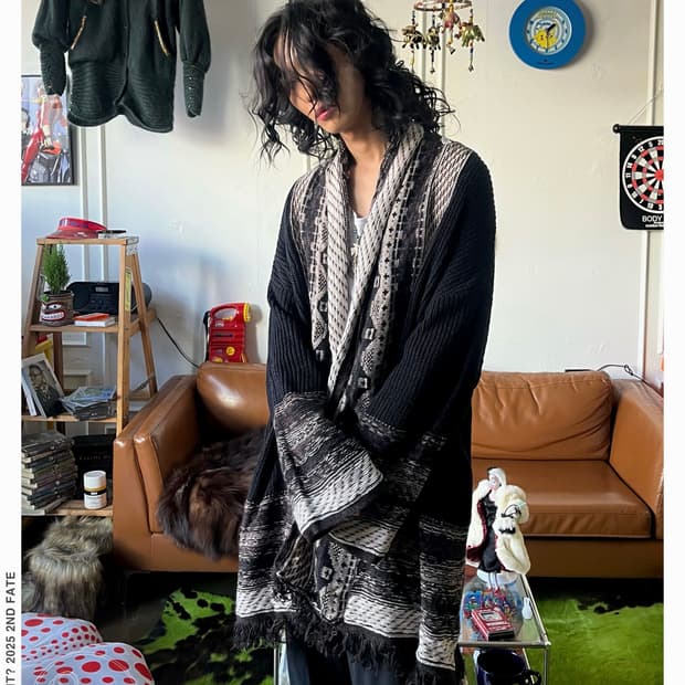 G.O.A Archive Native Long Robe Cardigan