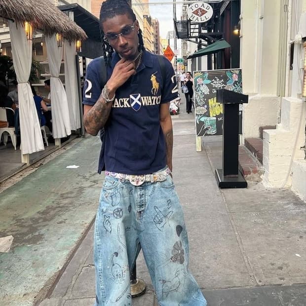 폴로 블랙와치 골드빅포니 카라셔츠