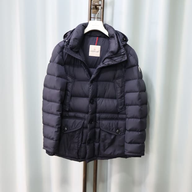 몽클레어 클루니 네이비 롱 패딩 점퍼 2/95