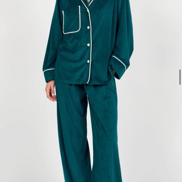 새상품) 울랄라 피치 기모 파자마 블루그린 정가 9.6만 현재 품절