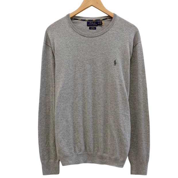 폴로 피마코튼 니트 그레이 (XL)