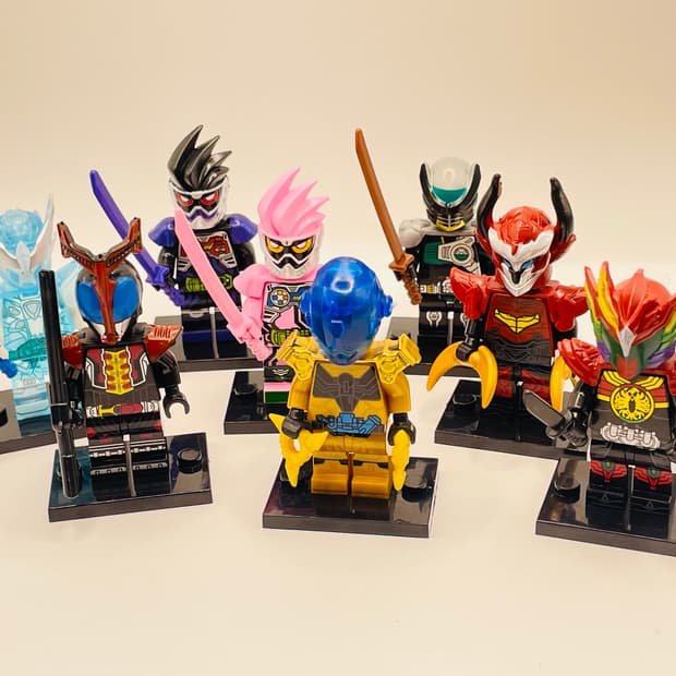 가면라이더 피규어 8종