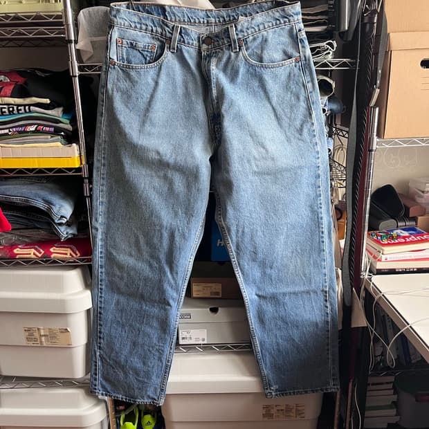 90s uas 리바이스 565 와이드 레그