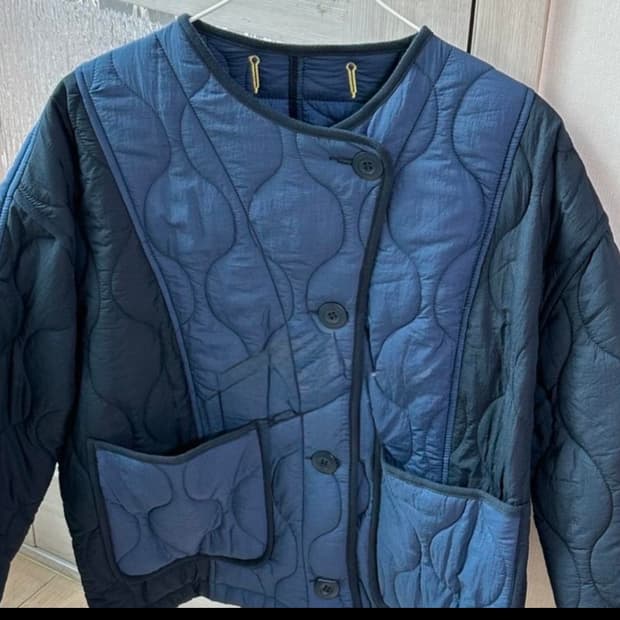 자라 누빔자켓 깔깔이 경량패딩 h&m 블랙업 해