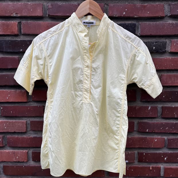 질샌더 하프 셔츠