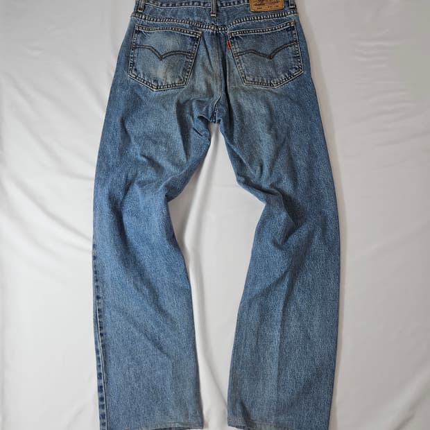 리바이스 220 오렌지탭 데님팬츠 USA 빈티지 33X34