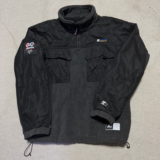 스타터 블랙라벨 스카치 로고 풀오버 플리스