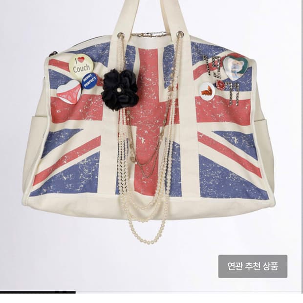 스컬프터 Naughty Girl Tote Bag Union Jack