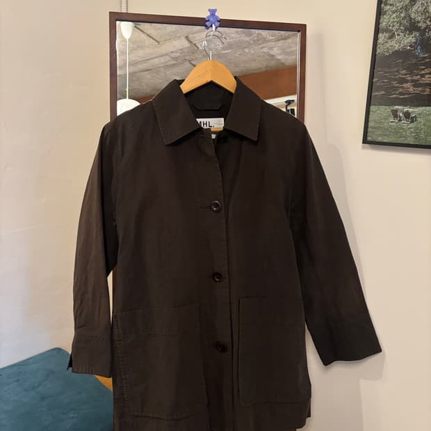 MHL 마가렛호웰 브라운 면 자켓