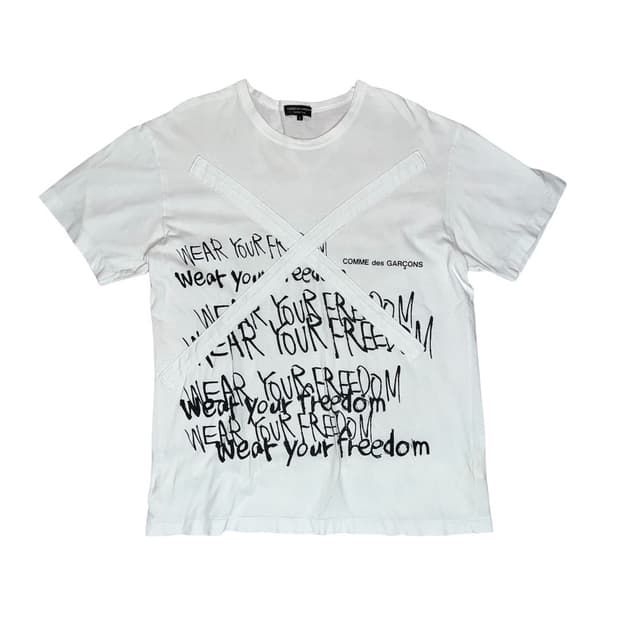 꼼데가르송 옴므 플러스 크로스 반팔