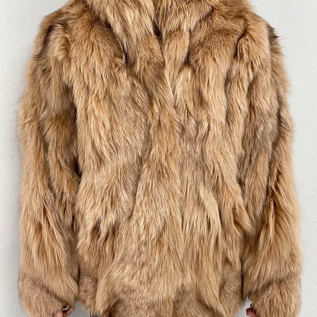 브라운 헤비 폭스 퍼자켓