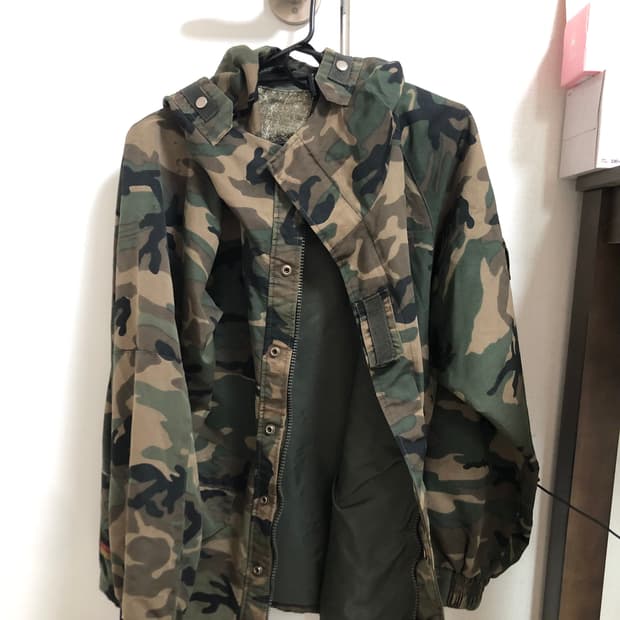 빈티지 카모 자켓
