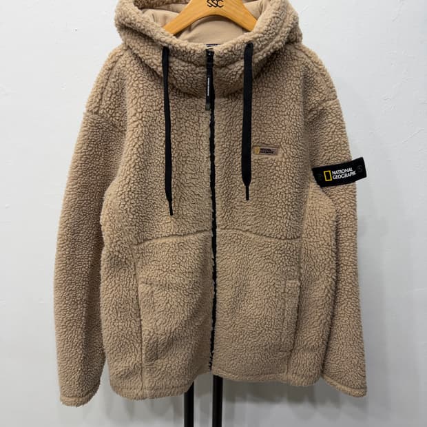 정품) 내셔널지오그래픽 뽀글이 후리스 자켓 M
