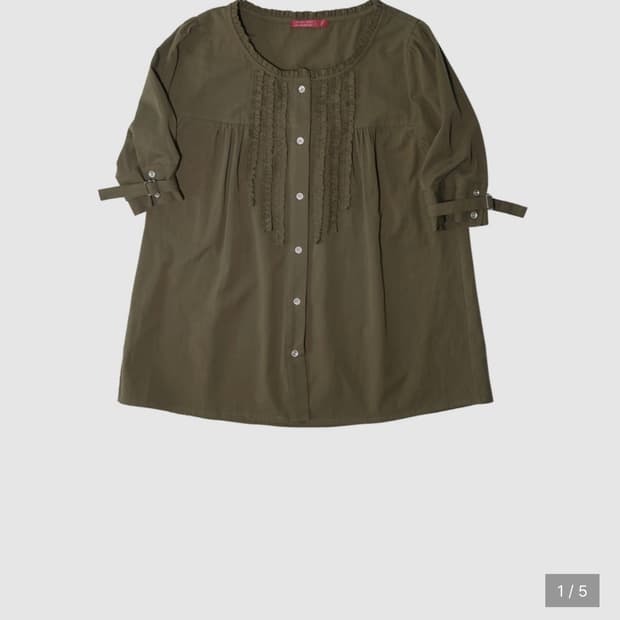 인앤양인하모니 모모 블라우스 카키