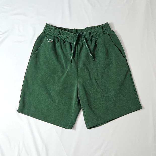 라코스테 스포츠 반바지 숏팬츠 그린 스웻팬츠 M