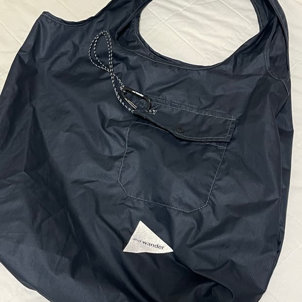 앤드원더 그로서리 백 블랙