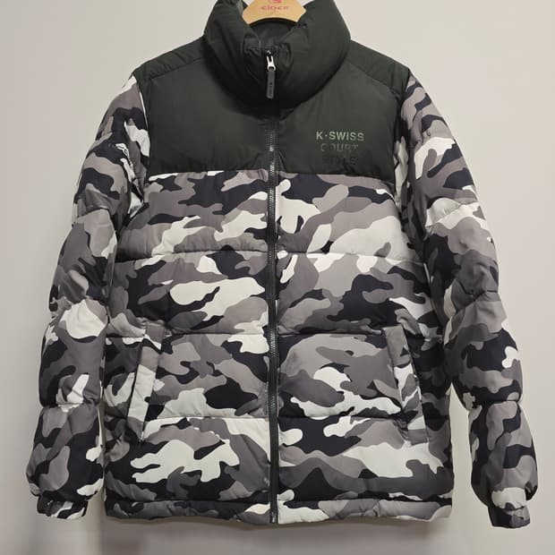 kswiss 케이스위스 카모 패딩 점퍼