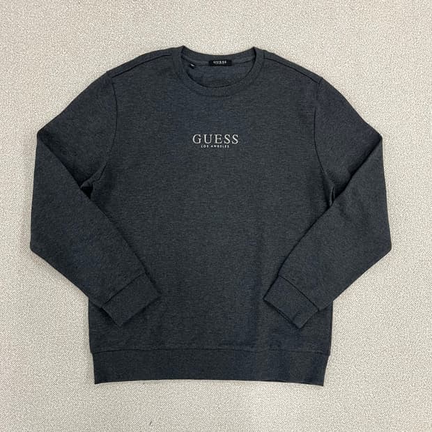 XL 게스 로고 긴팔 맨투맨 0220M