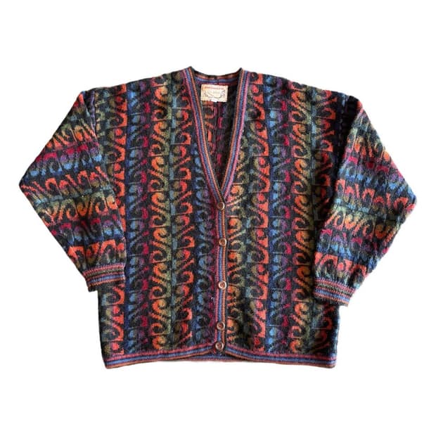 Intiwara alpaca wool cardigan