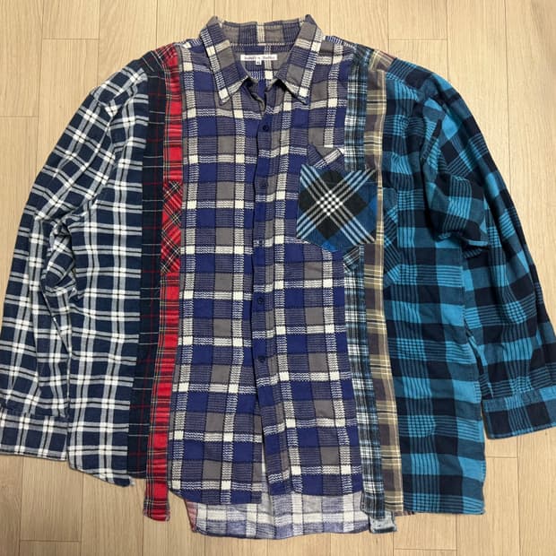 니들스(Rebuild by Needles) 플란넬 셔츠 XL