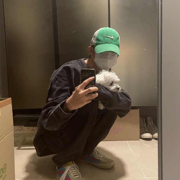 자라 코듀로이 맨투맨 세트