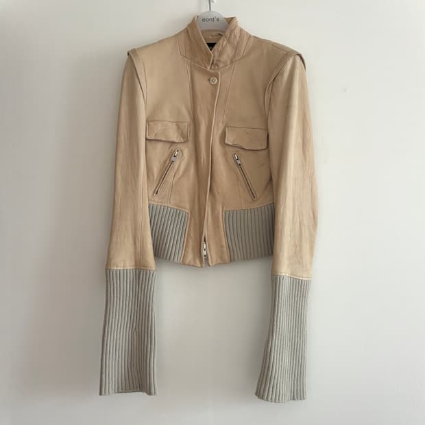 앤 드뮐미스터 리얼 레더자켓 *rare