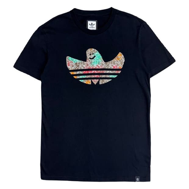 ADIDASxMark Gonzales 빅 로고 반팔 티 L