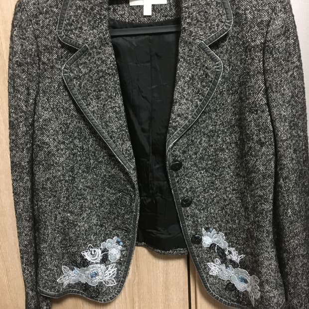 빈티지 꽃무늬 자켓 