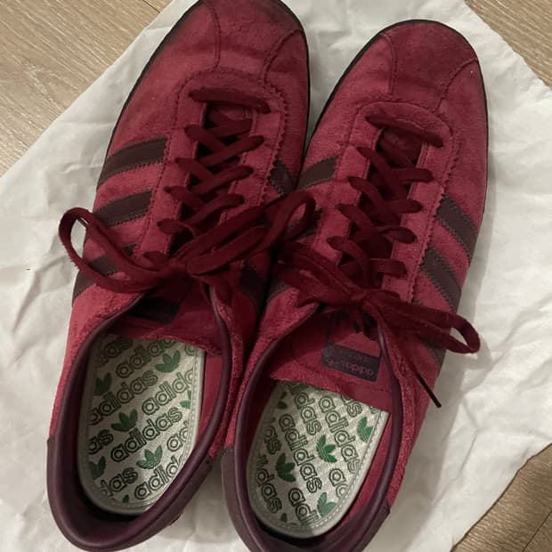 아디다스 토바코 버건디 280sz UK 9반 US 10