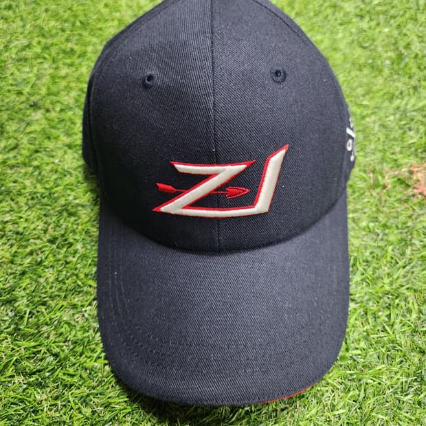 Z-ONE 프리미엄 골프캡 ⛳ 네이비 레드 스포티 무드
