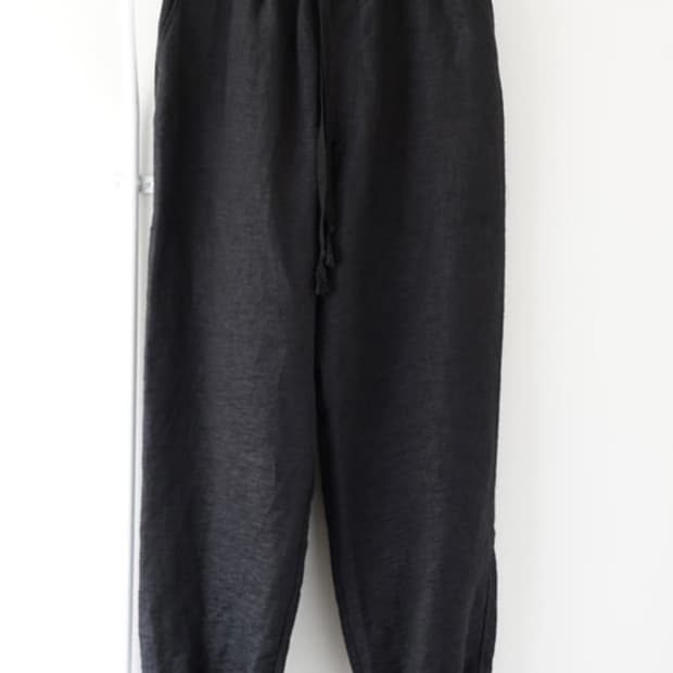 코모리 24aw 린넨 기모 드로스트링 팬츠 1