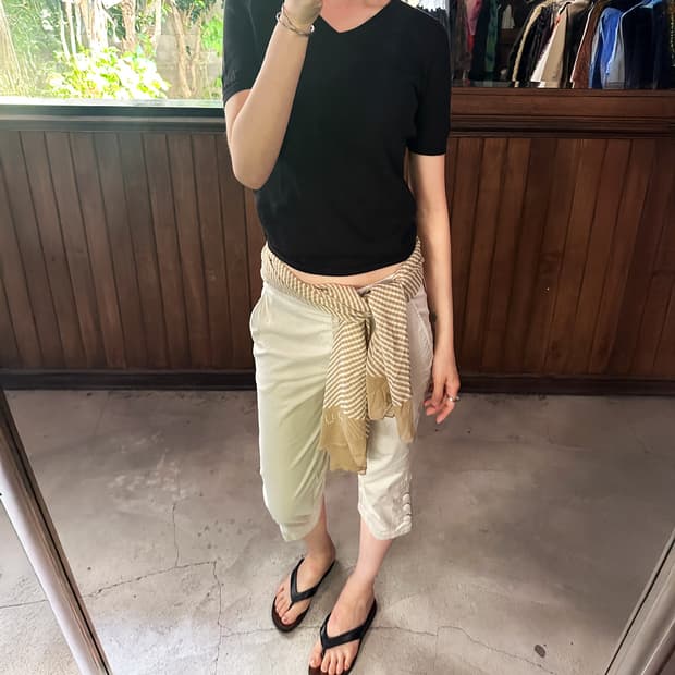 BURBERRY LONDON v-neck knit top