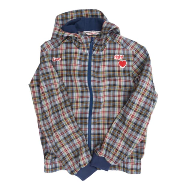 LOVE CHECK JACKET (MULTI) 