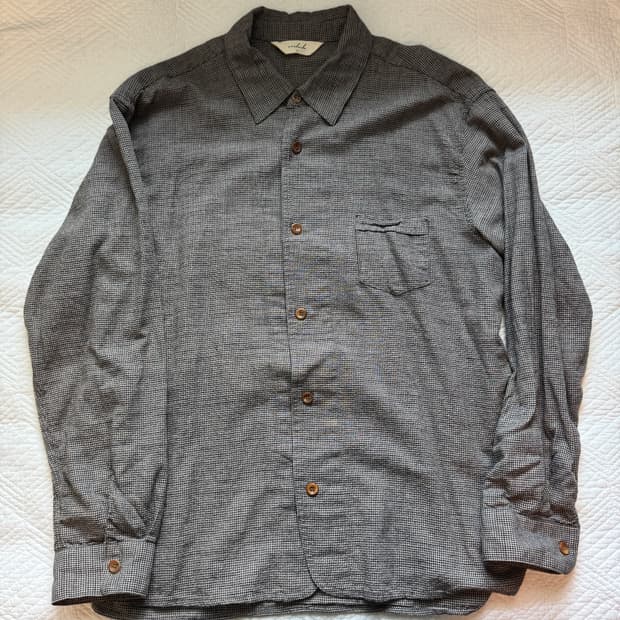 워드로브41 vile check shirts L 사이즈