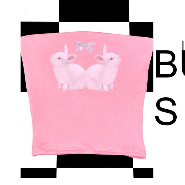 Omighty 핑크 버니탑