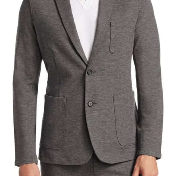 Tommy Hilfiger 타미힐피거 정장 자켓, 헤링본 면 블레이저