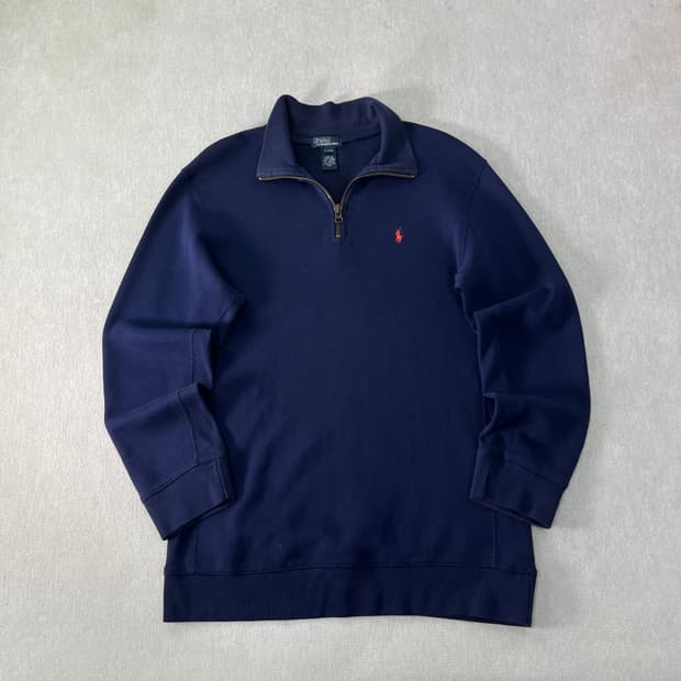 95 폴로랄프로렌 반집업 코튼 맨투맨