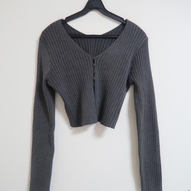 아워캐비넷 vert golgi cardigan