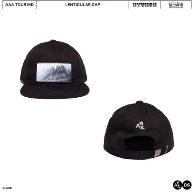 혁오 선셋롤러코스터 AAA 렌티큘러 모자