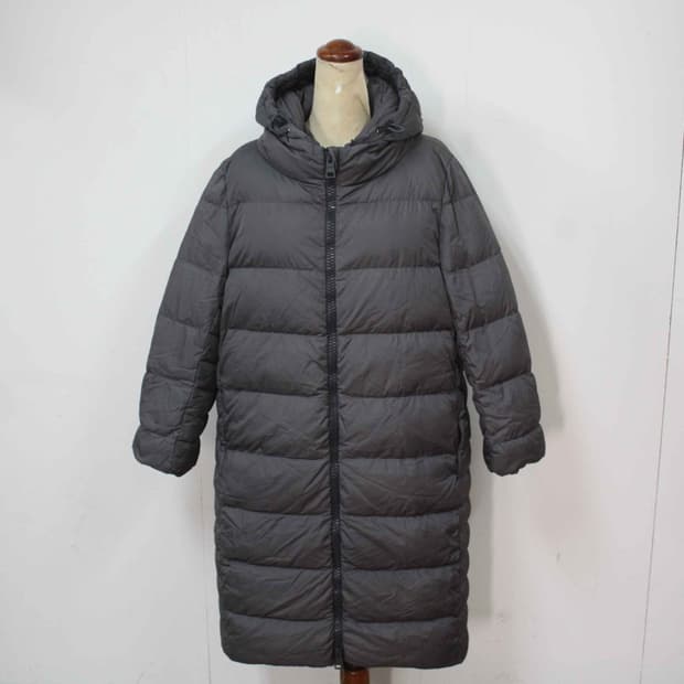 W-3372/에르노 매장판 남성용 거위털 후드 롱 패딩