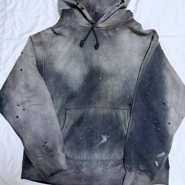 Bowwow 바우와우 하드 에이징 후드 블랙 L